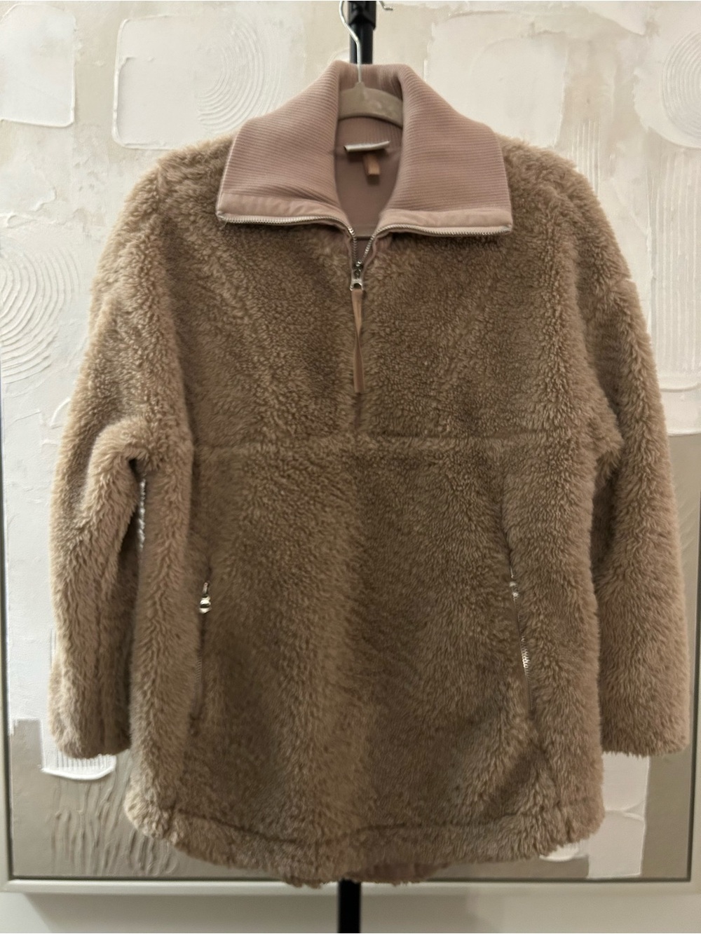 Varley Stratton Teddy Half-Zip Jacket Size X-Small